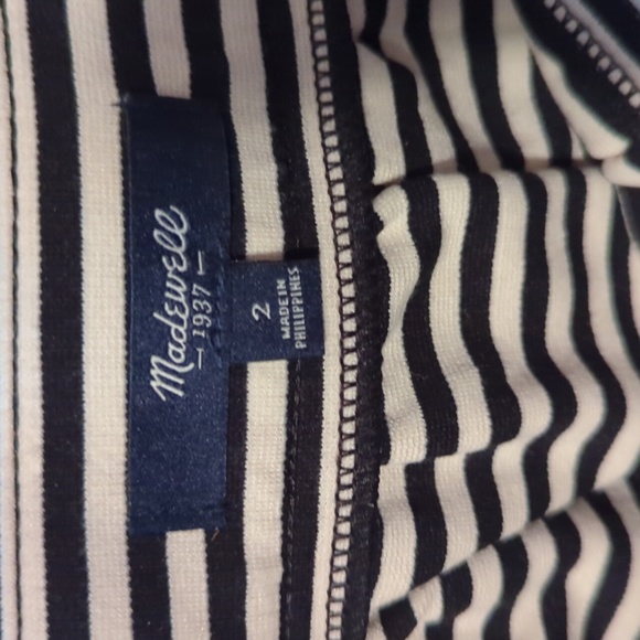 MADEWELL striped miniskirt 2 - Picture 4 of 5